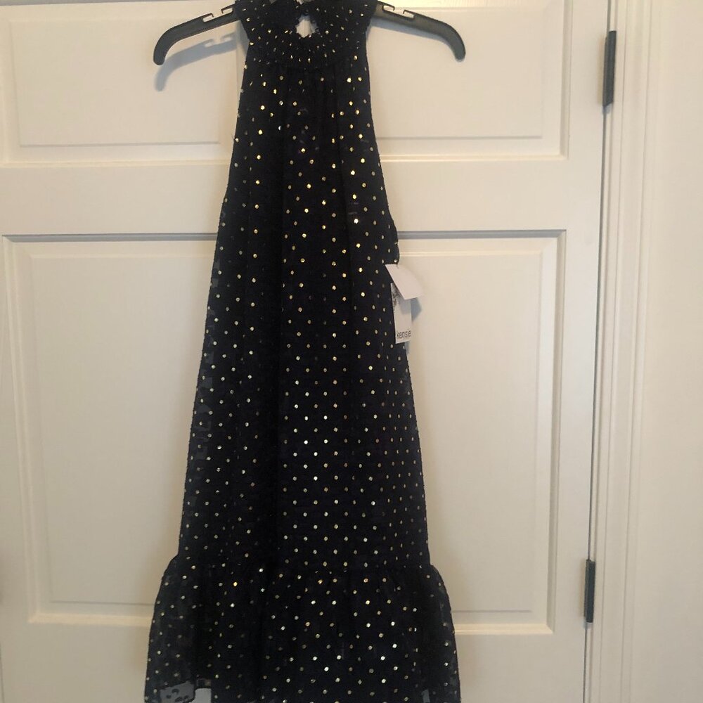 NEW Navy with Gold shimmer Dress Size 10